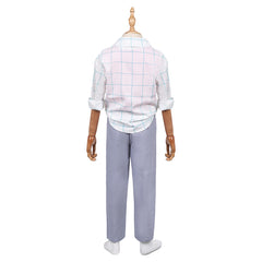 Kinder Junger Jinu Saja weiß Kostüm Set K-Pop: Demon Hunters Saja Boys Jinu Cosplay Outfits