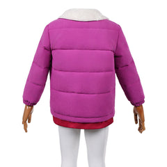 Kinder Mädchen Eleven lila Jacke Stranger Things: Tales From ‘85 lila Cosplay Outfit