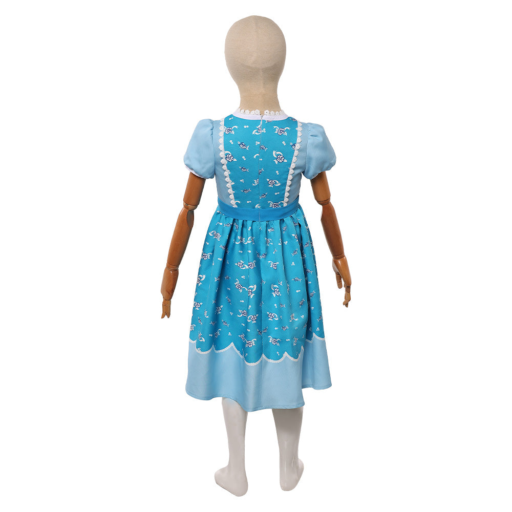 Kinder Mädchen Holly Kleid Stranger Things Holly Wheeler Cosplay Kostüm Set