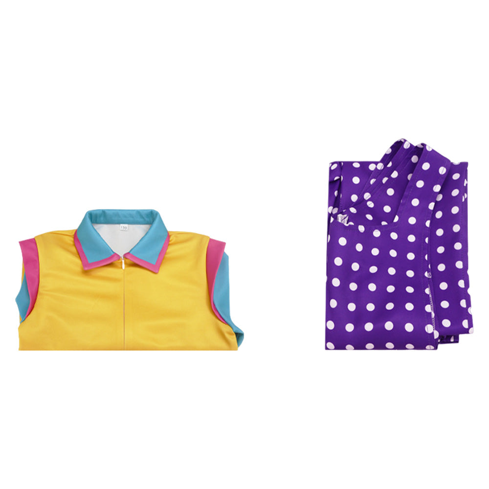 Kinder Mädchen Holly Wheeler Stranger Things 2025 lila Kostüm Set