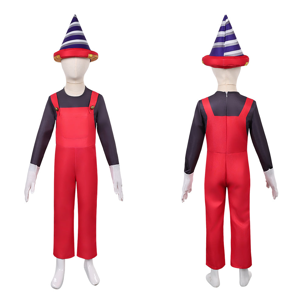 Kinder Mario rot Kostüm Der Super Mario Galaxy Film Mario Cosplay Outfit
