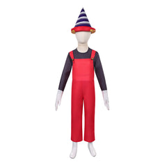 Kinder Mario rot Kostüm Der Super Mario Galaxy Film Mario Cosplay Outfit
