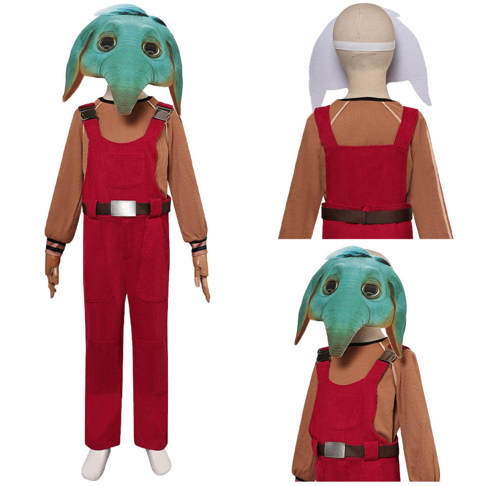 Kinder Skeleton Crew Neel Kostüm Set Cosplay Outfits