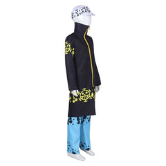 Kinder Trafalgar D. Water Law Kostüm SET One Piece Cosplay Outfits