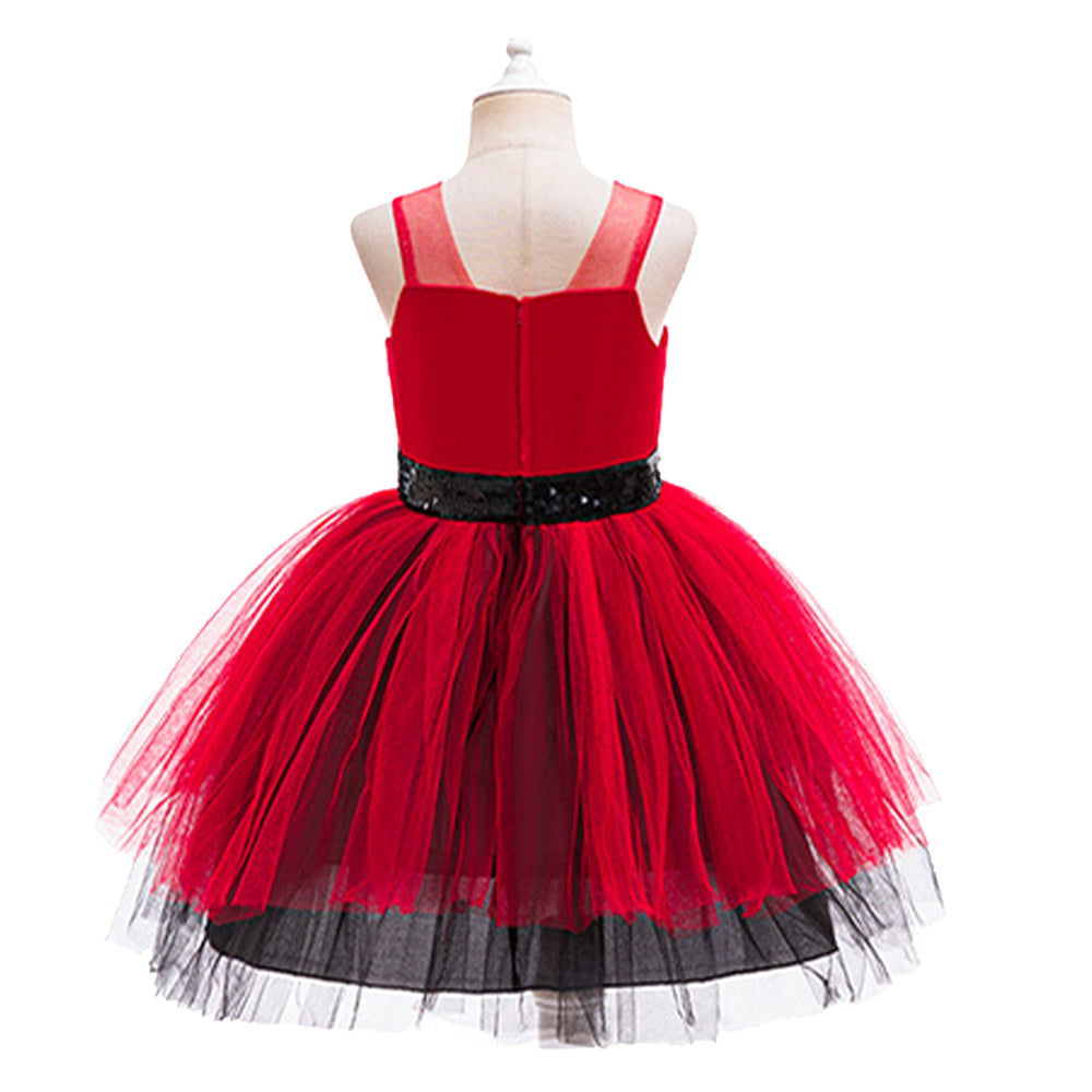 Kleid Descendants: Wicked Wonderland Kinder Red Kostüm Set Red Cosplay Outfit