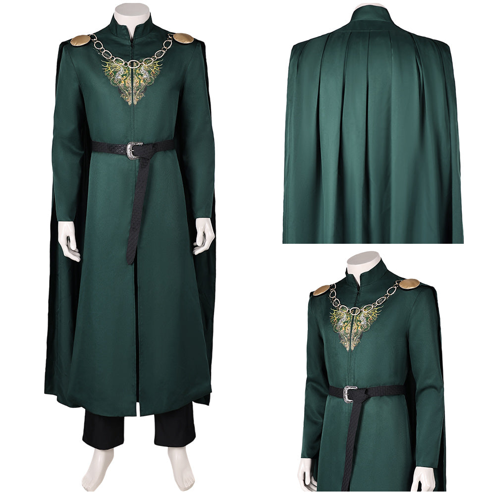 König Aegon Targaryen schwarz Outfits Aegon Targaryen Cosplay Kostüm