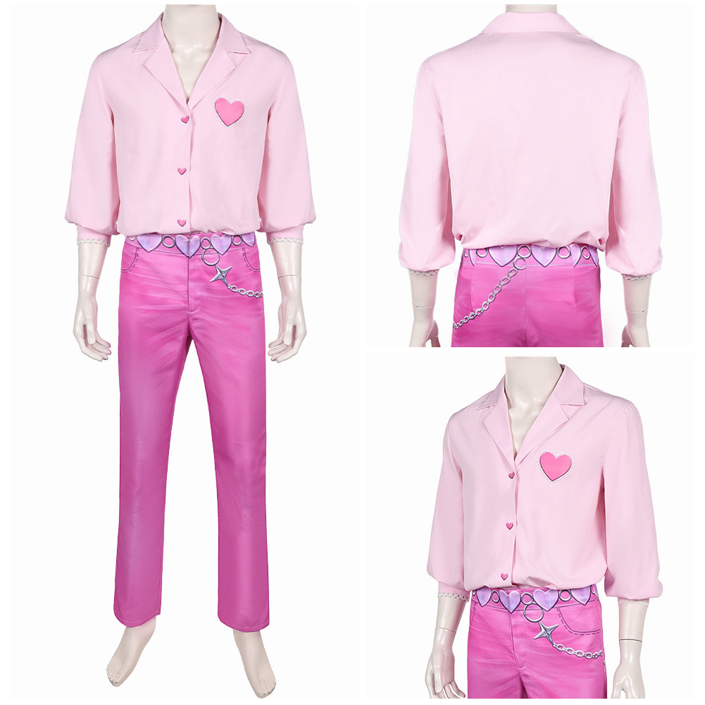 KPOP Demon Hunters Romance Saja rosa Kostüm Set Cosplay Outfits