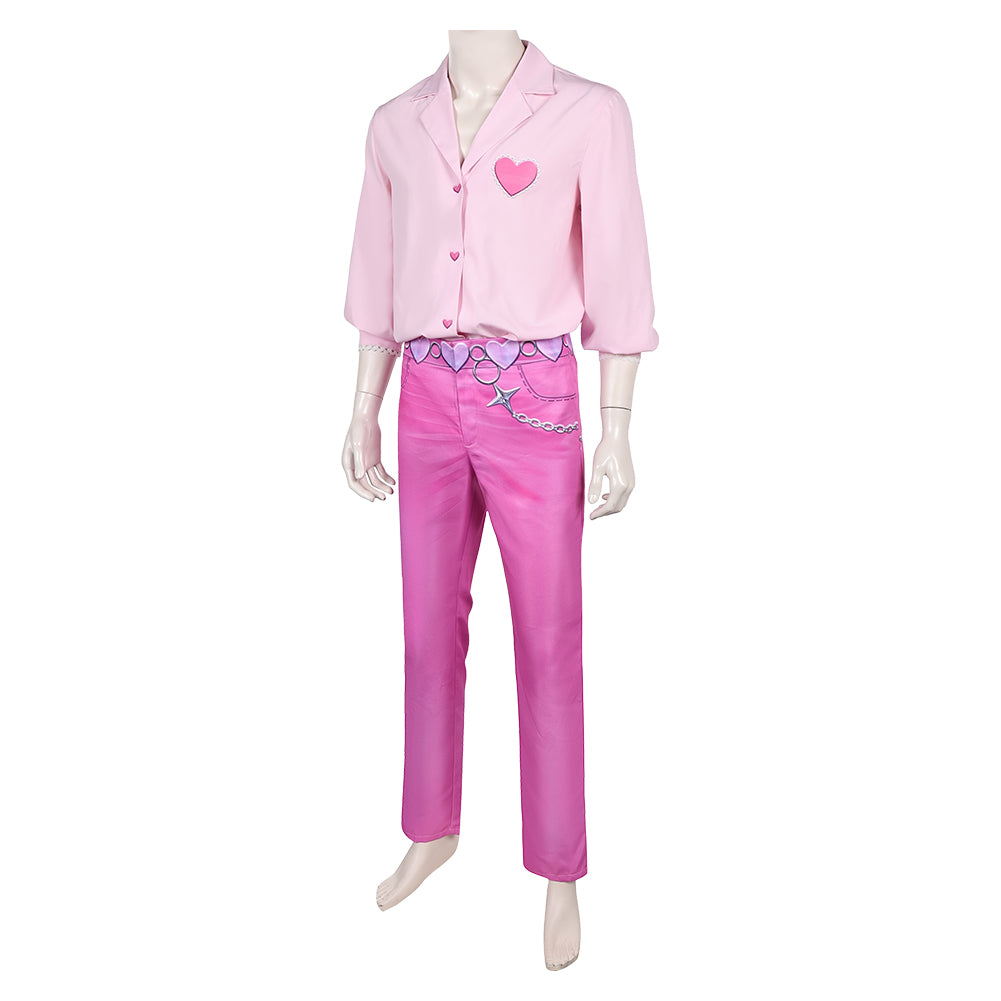 KPOP Demon Hunters Romance Saja rosa Kostüm Set Cosplay Outfits