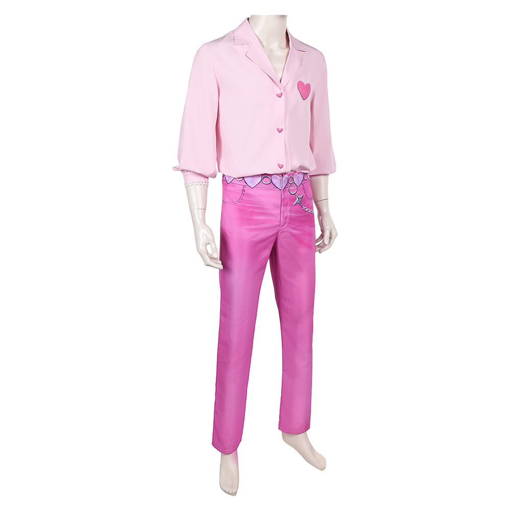 KPOP Demon Hunters Romance Saja rosa Kostüm Set Cosplay Outfits