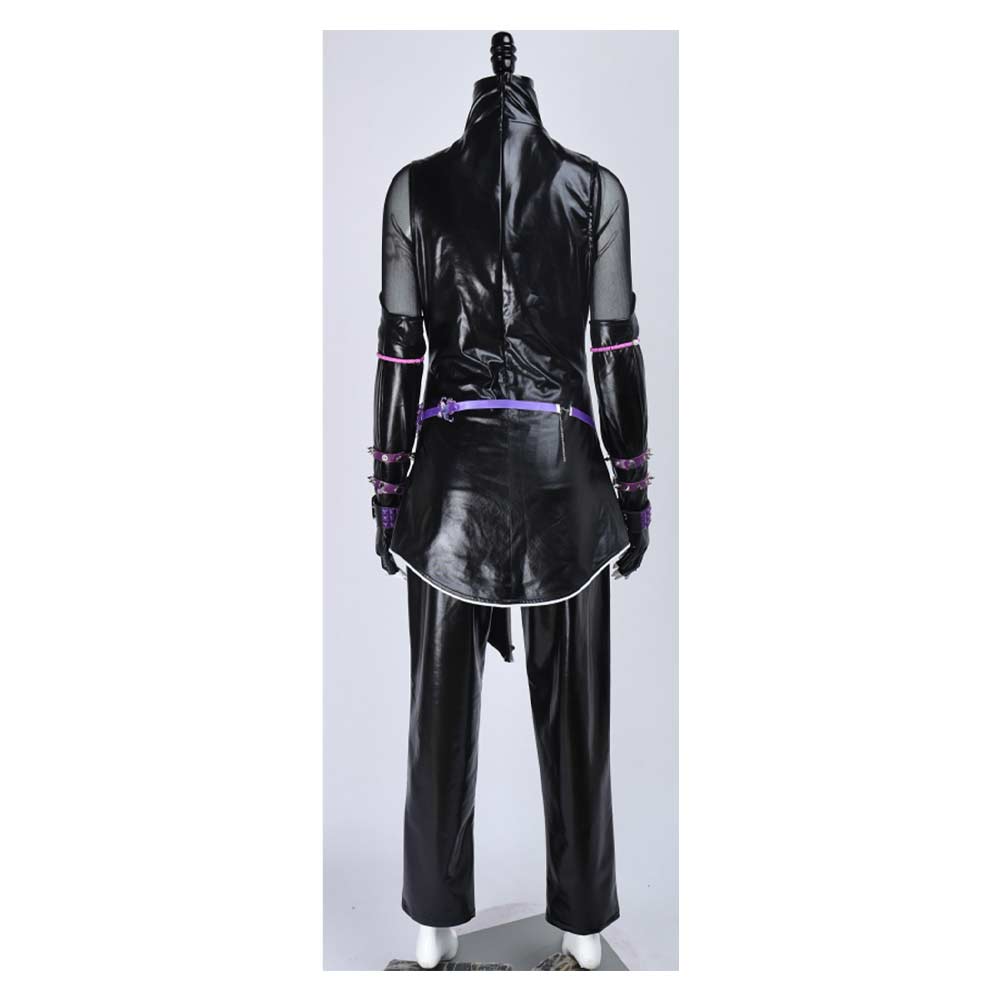 Kpop Demons Hunters Huntrix Mira schwarz Kampfanzug Cosplay Kostüm