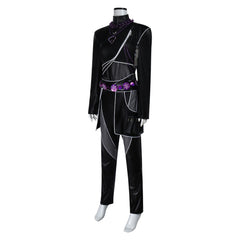 Kpop Demons Hunters Huntrix Rumi schwarz Kampfanzug Cosplay Kostüm