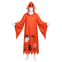 Kürbis Robe Kostüm Set Halloween Karneval Party Cosplay Outfit
