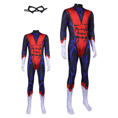 Kurt Wagner Jumpsuit Kostüm Set X-Men '97 Kurt Wagner Cosplay Outfit