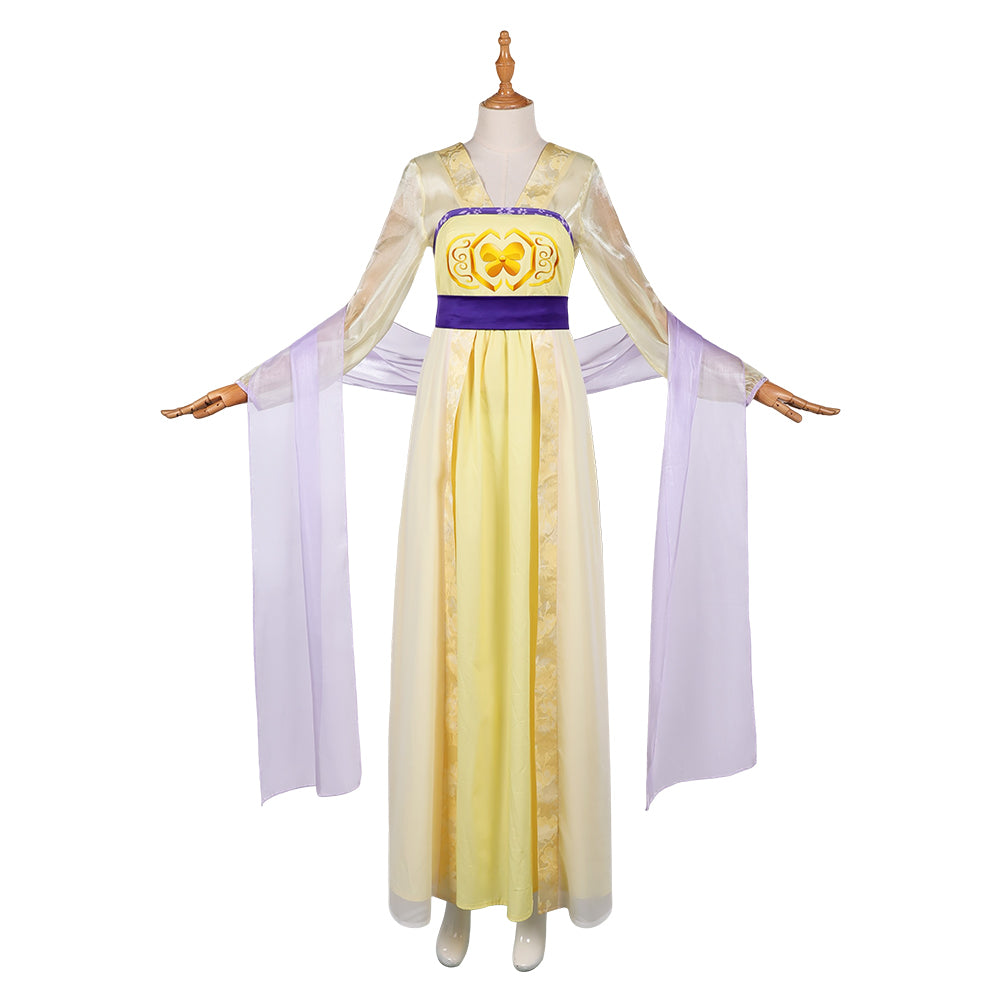 Kusuriya no Hitorigoto Maomao gelb Hanfu Cosplay Outfits
