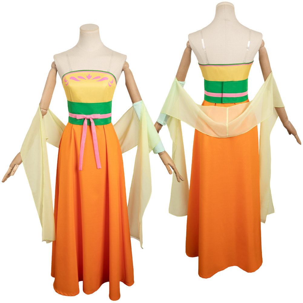 Kusuriya no Hitorigoto Maomao gelb Kostüm Cosplay Outfits Hanfu