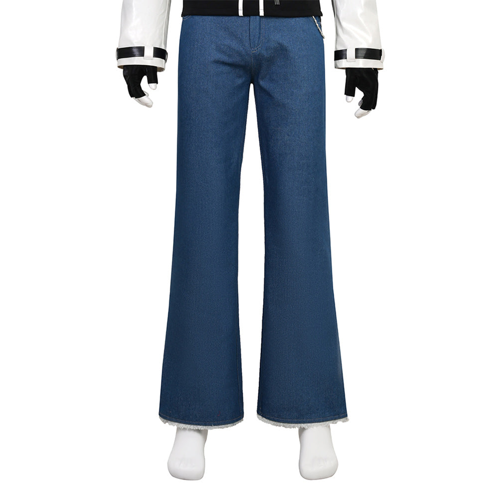 Kyo Kusanagi Kostüm Set The King of Fighters Kyo Halloween Cosplay Outfits	