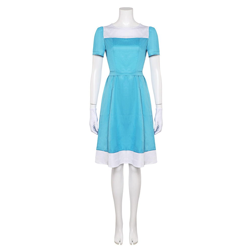 L'Illusionniste Alice blau Kleid Cosplay Outfits