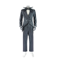 The Nightmare Before Christmas Jack Skellington Kostüm Der Albtraum vor Weihnachten Jack Halloween Karneval Kostüm
