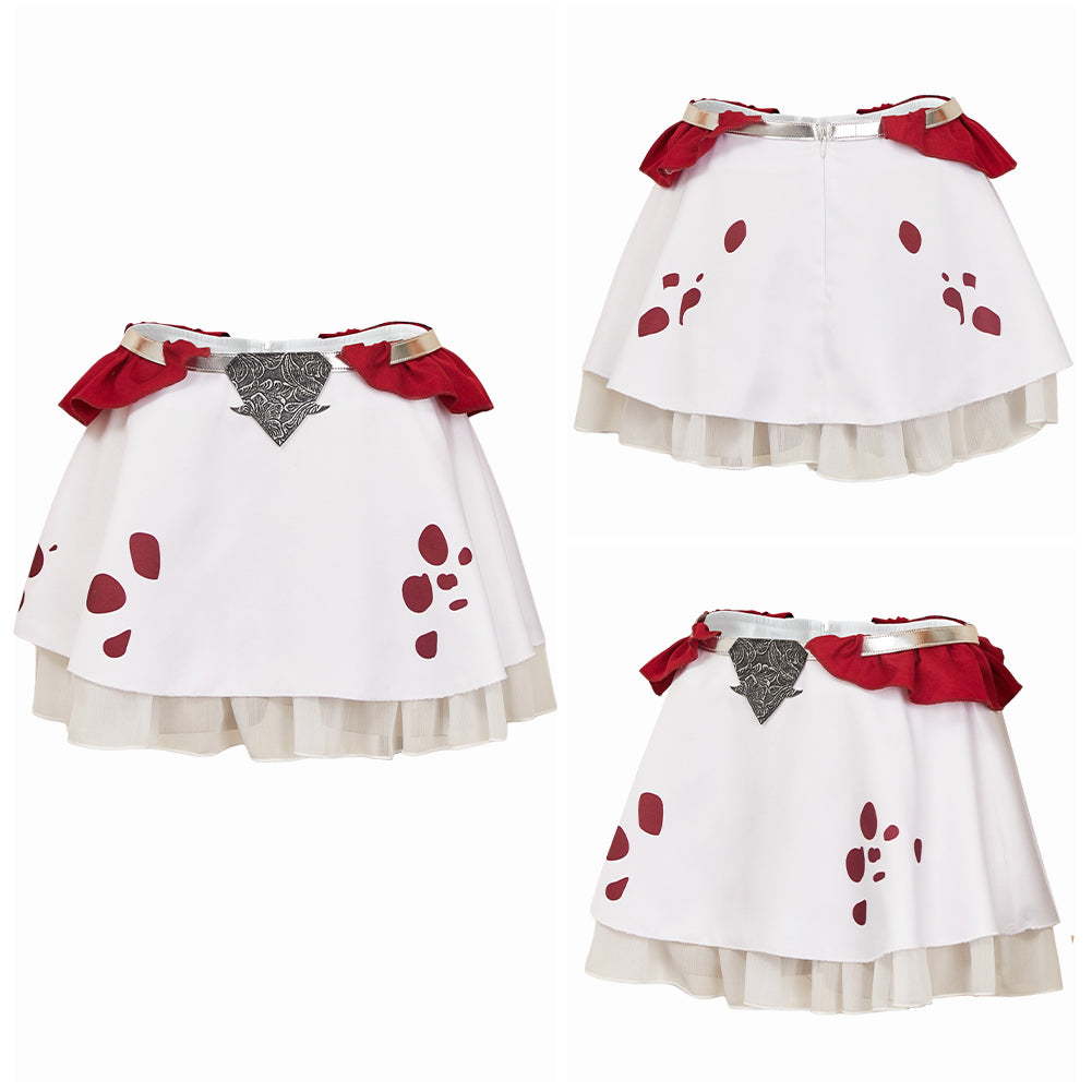 Lala Barina weiß Rock Monster Hunter Cosplay Outfits
