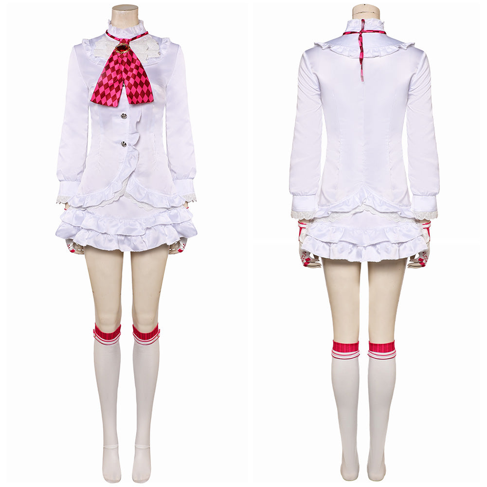 Lili weiß Kostüm Set Tekken Lili Cosplay Outfits