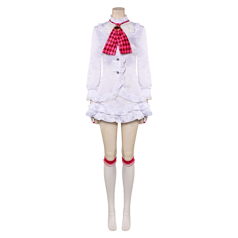 Lili weiß Kostüm Set Tekken Lili Cosplay Outfits