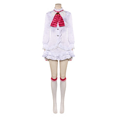 Lili weiß Kostüm Set Tekken Lili Cosplay Outfits