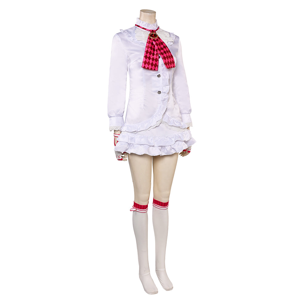 Lili weiß Kostüm Set Tekken Lili Cosplay Outfits