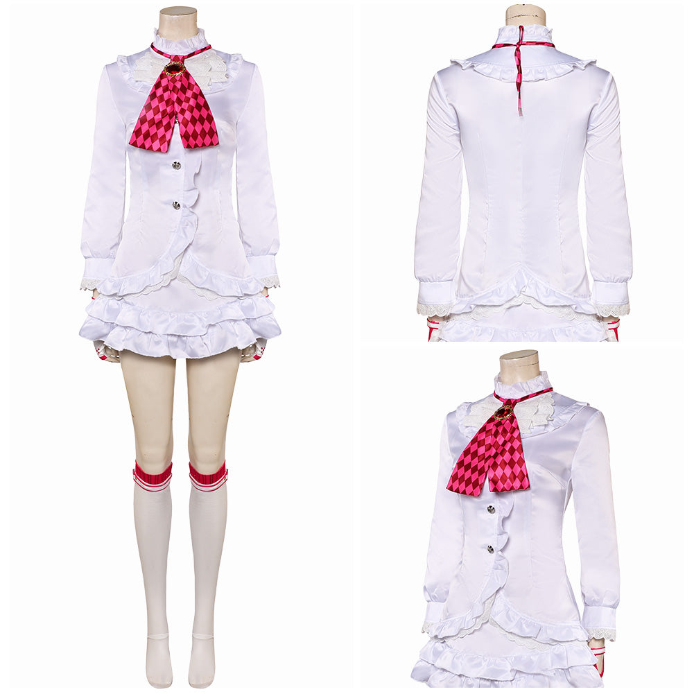 Lili weiß Kostüm Set Tekken Lili Cosplay Outfits