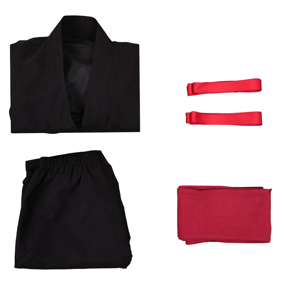 Liu Kang schwarz Kostüm Mortal Kombat 2 Liu Kang Cosplay Outfit