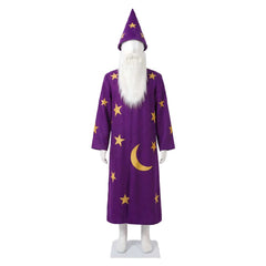 Lizard Wizard lila Zauberergewand Toy Story Lizard Wizard Cosplay Outfit  