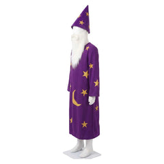 Lizard Wizard lila Zauberergewand Toy Story Lizard Wizard Cosplay Outfit  