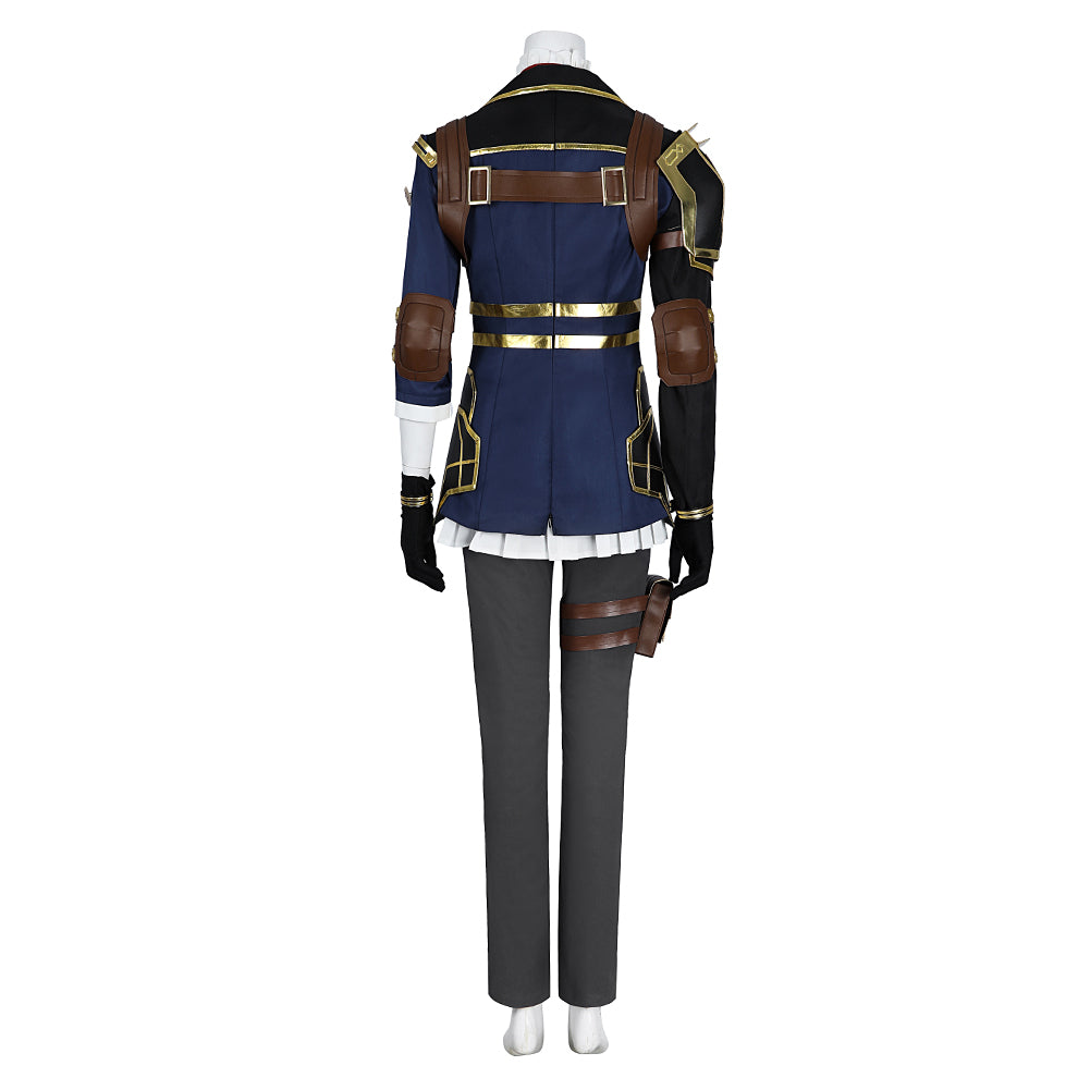 LOL Caitlyn Kiramman the Sheriff of Piltover Kostüm Cosplay Outfits