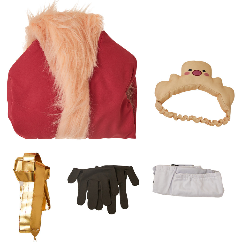 Lucifer Morningstar rosa Kostüm Set Hazbin Hotel 2 Lucifer Cosplay Outfits