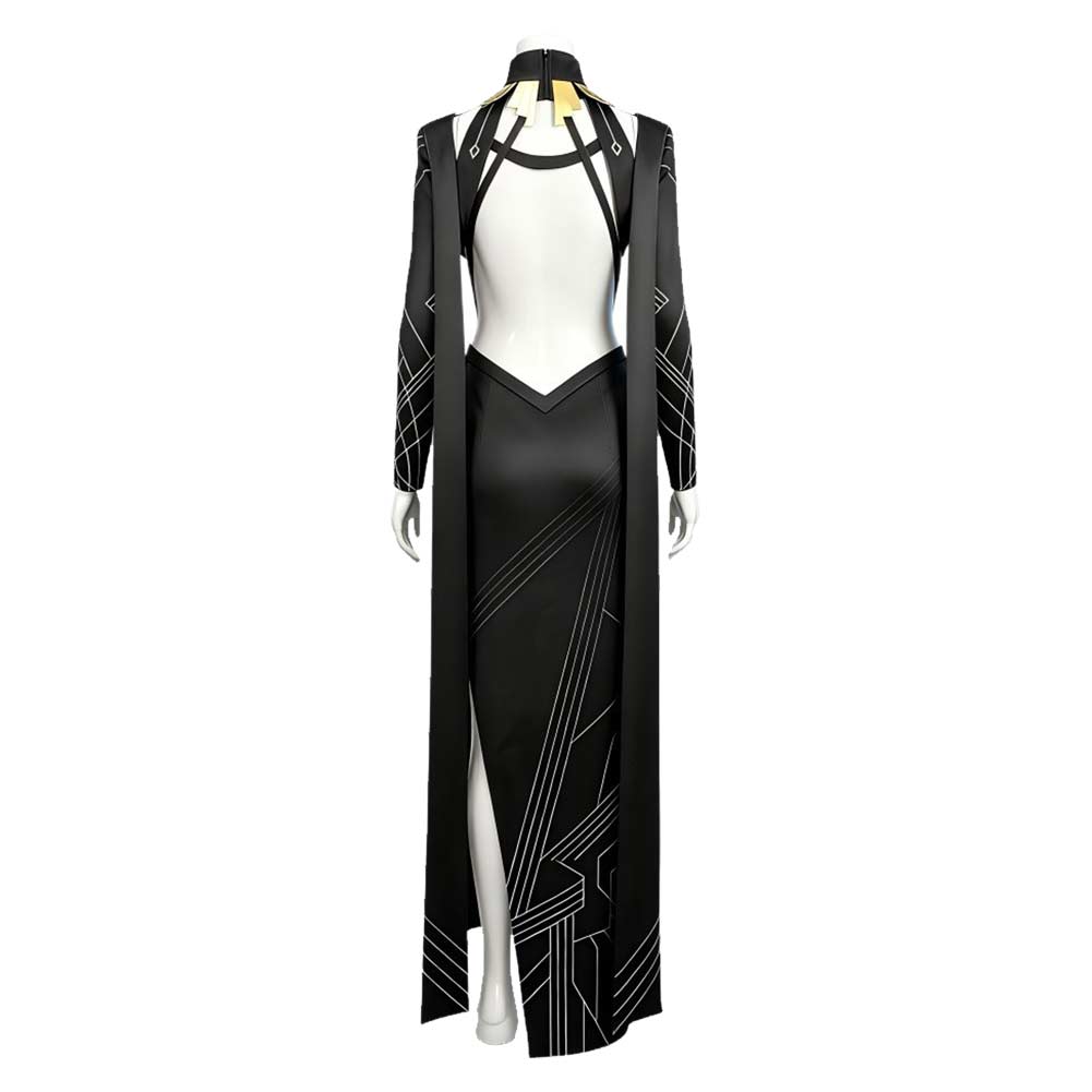 Lune Kleid Kostüm Set Clair Obscur Lune Cosplay Outfit