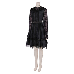 Lydia Deetz schwarz Kleid Beetlejuice 2 Lydia Cosplay Kostüm