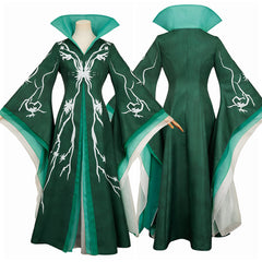 Madame Muriel Morrible grün Kleid Wicked: For Good Madame Morrible Cosplay Kostüm