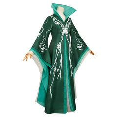Madame Muriel Morrible grün Kleid Wicked: For Good Madame Morrible Cosplay Kostüm