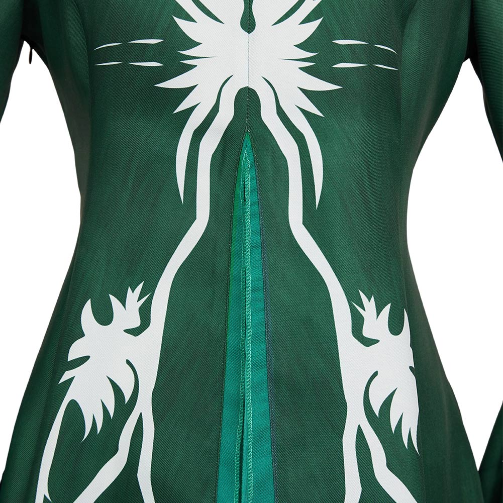 Madame Muriel Morrible grün Kleid Wicked: For Good Madame Morrible Cosplay Kostüm