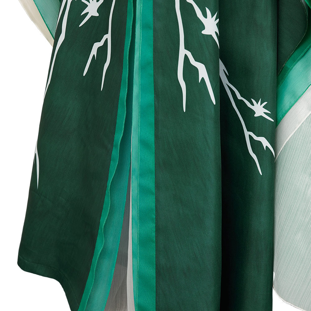 Madame Muriel Morrible grün Kleid Wicked: For Good Madame Morrible Cosplay Kostüm