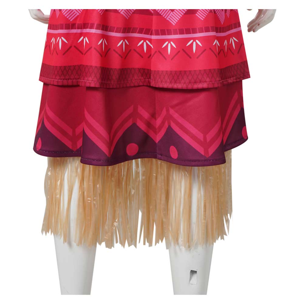 Mädchen Moana Kostüm Set Cosplay Outfits