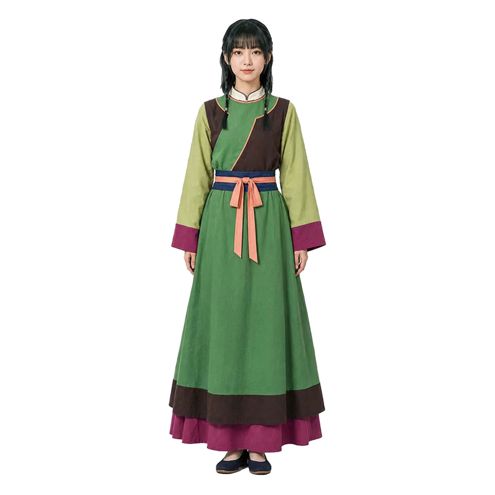 Maomao grün Hanfu The Apothecary Diaries Maomao Cosplay Outfit