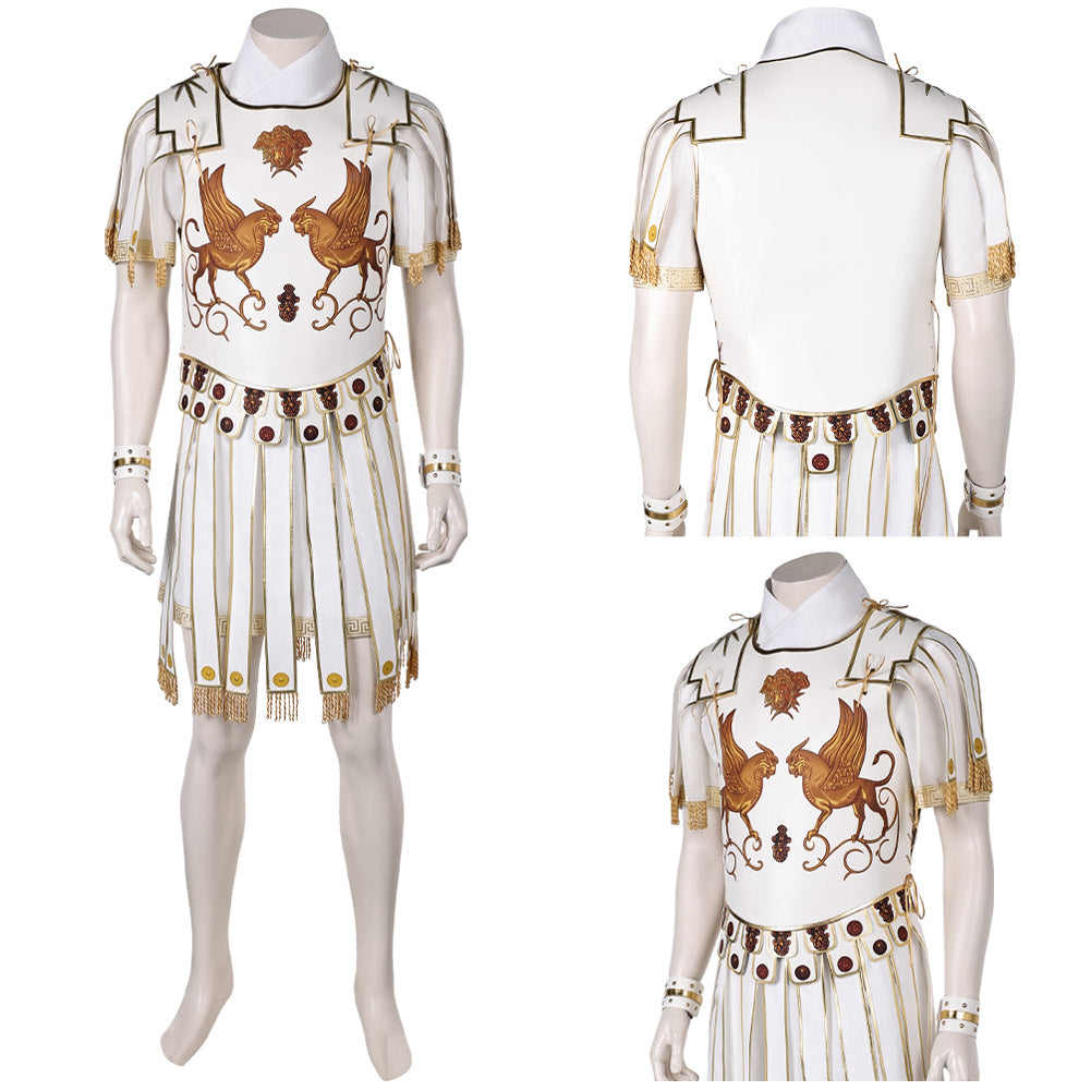 Marcus Acacius - Gladiator weiß Kostüm Set Cosplay Outfits