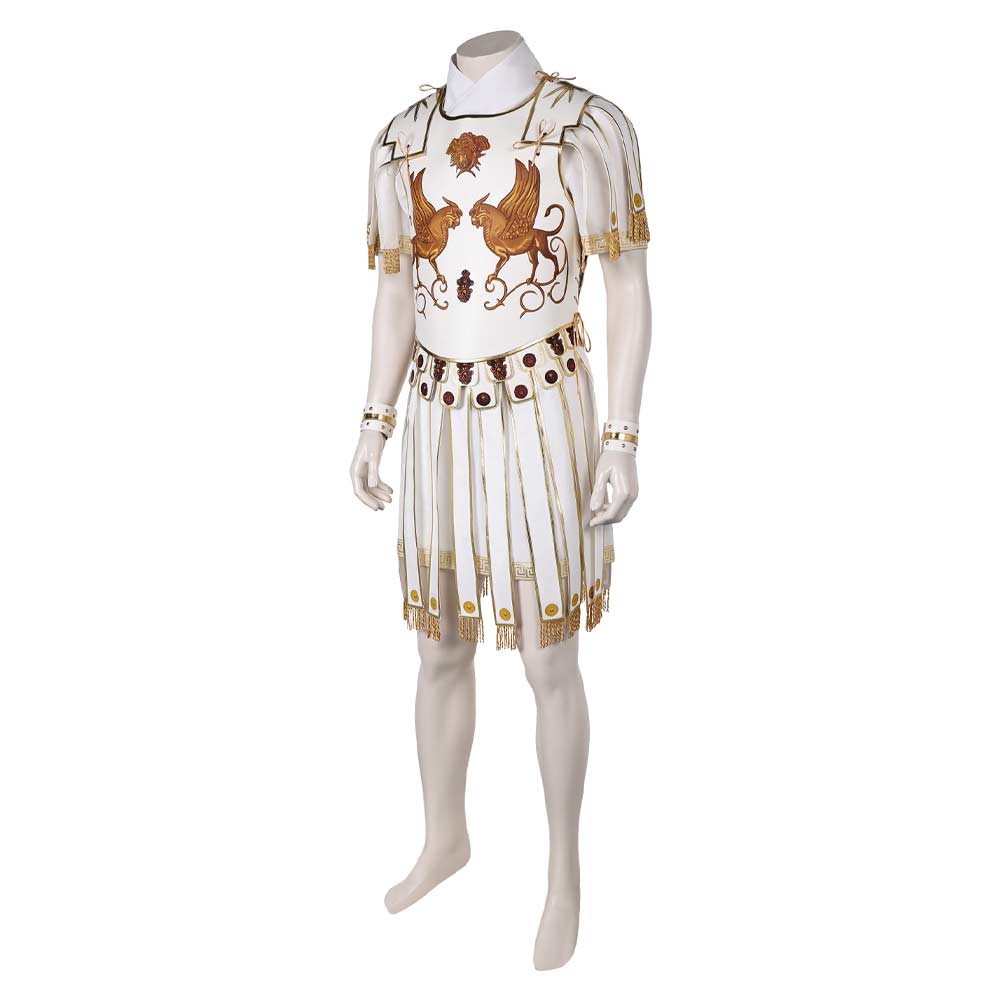 Marcus Acacius - Gladiator weiß Kostüm Set Cosplay Outfits