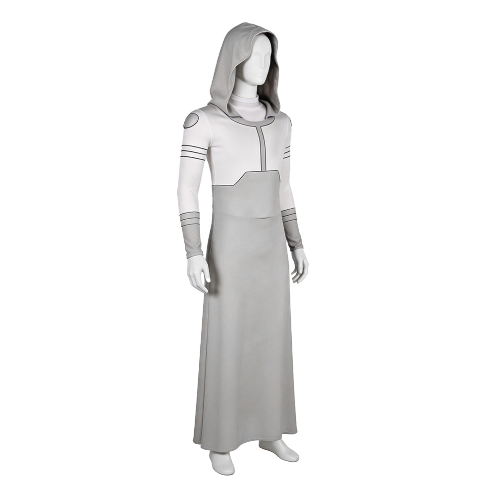 Mark Grayson grau Jumpsuit mit Kapuze Invincible Cosplay Outfit 