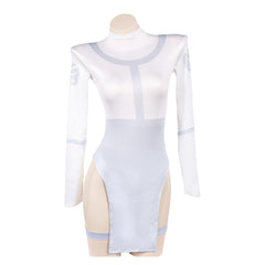 Mark Grayson weiß Jumpsuit weblich Invincible Mark Cosplay Outfit