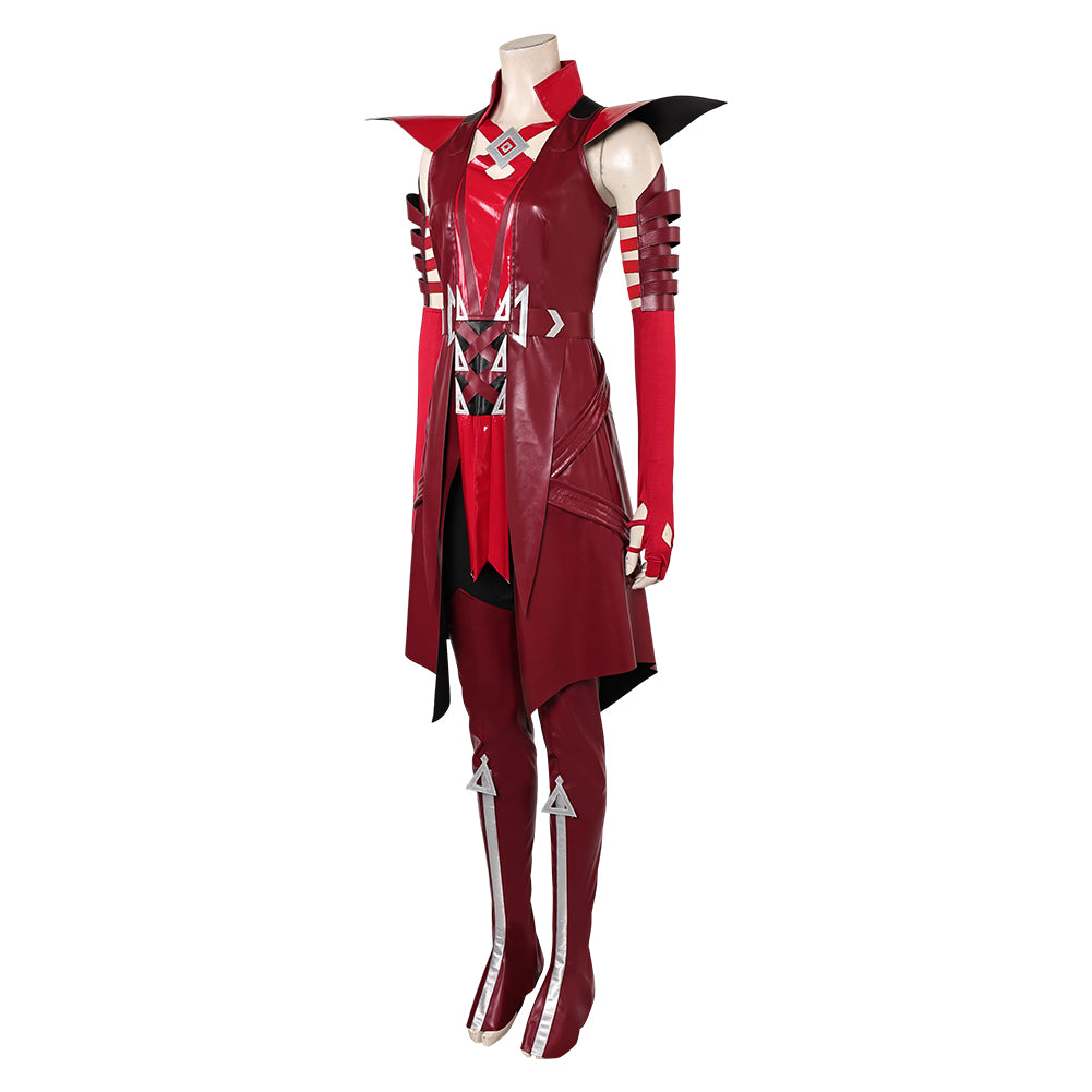 Marvel Rivals Scarlet Witch Hexenkostüm Cosplay Outfits