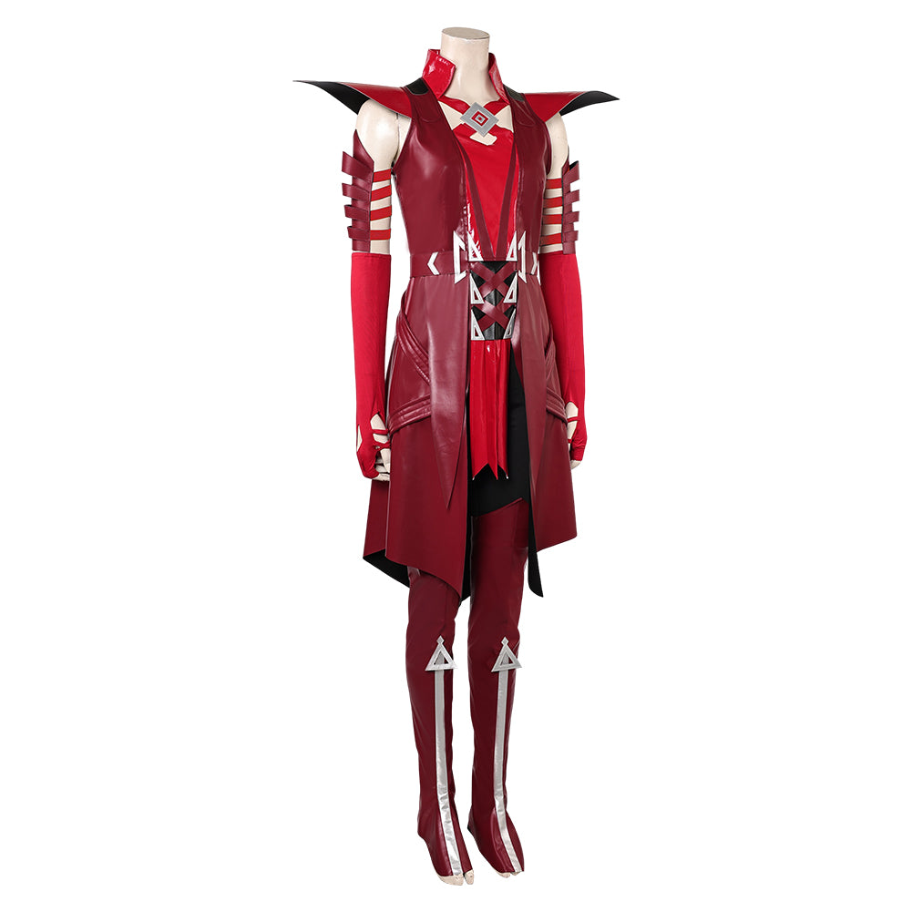 Marvel Rivals Scarlet Witch Hexenkostüm Cosplay Outfits