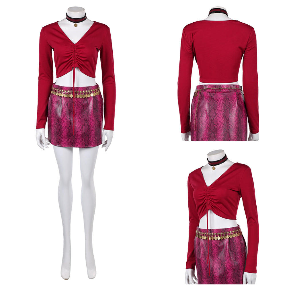 Mary Shepherd-Sunderland rot Kostüm Silent Hill 2 Mary Cosplay Outfit