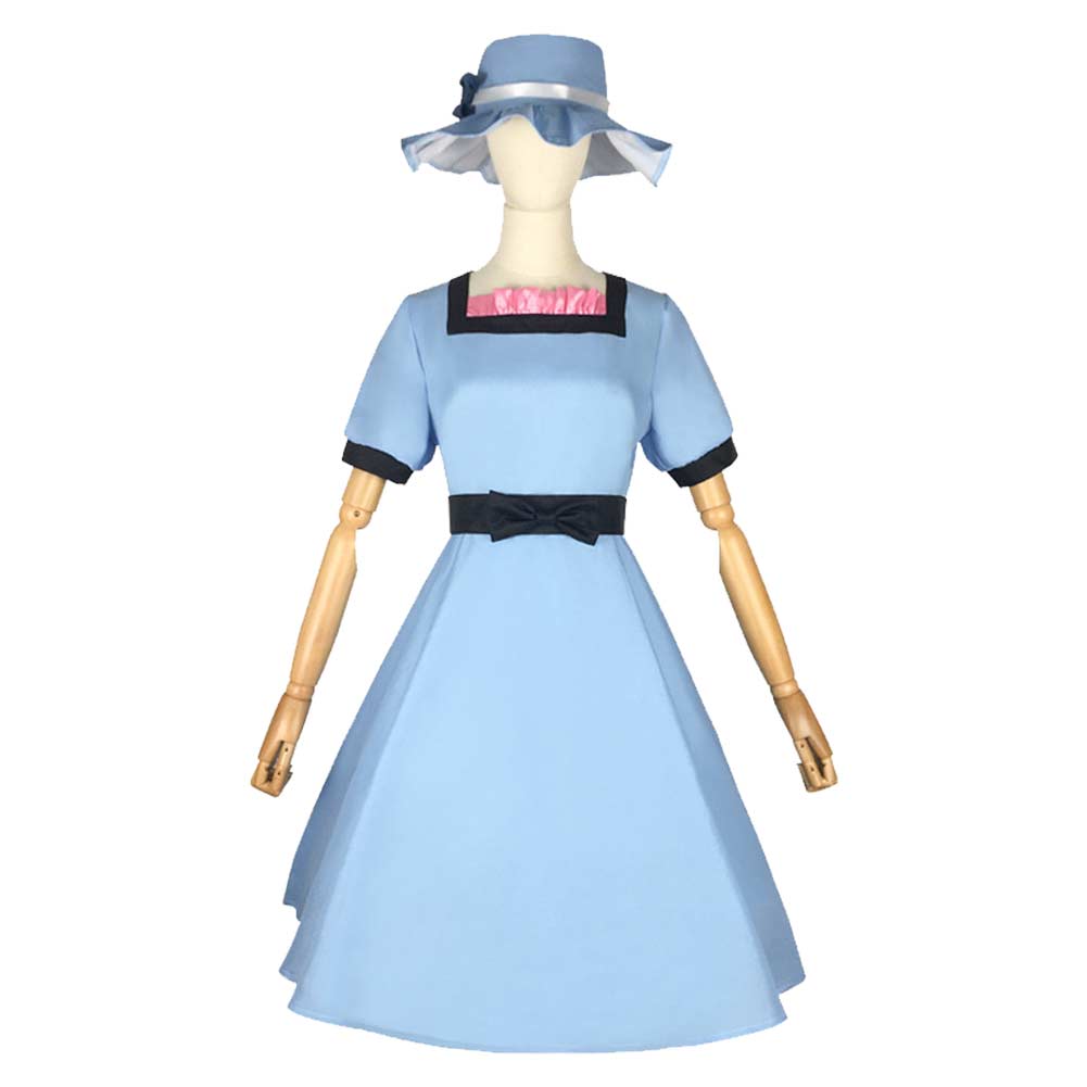 Mayuri Shiina blau Kleid Steins Gate Mayuri Cosplay Outfit	