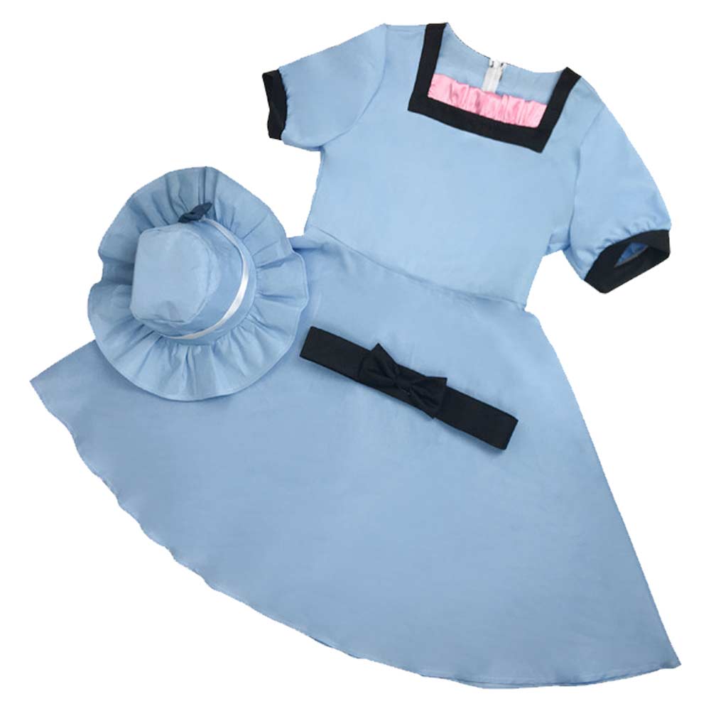 Mayuri Shiina blau Kleid Steins Gate Mayuri Cosplay Outfit	